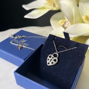Swarovski | Heart and Key Necklace